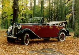 Adler Primus 1934 - jeden z najpiękniejszych przedwojennych samochodów niemieckich. Fot. Muzeum Motoryzacji i Techniki w Otrębusach