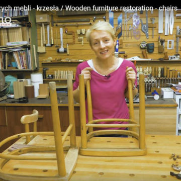 Odnawianie starych krzeseł drewnianych
