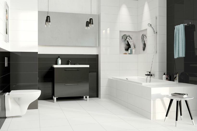 Kolor czarny, tylko pozornie ryzykowny, może być wspaniałym narzędziem przy tworzeniu łazienkowej aranżacji. Umiejętnie użyty, pozwoli urządzić łazienkę z klasą.